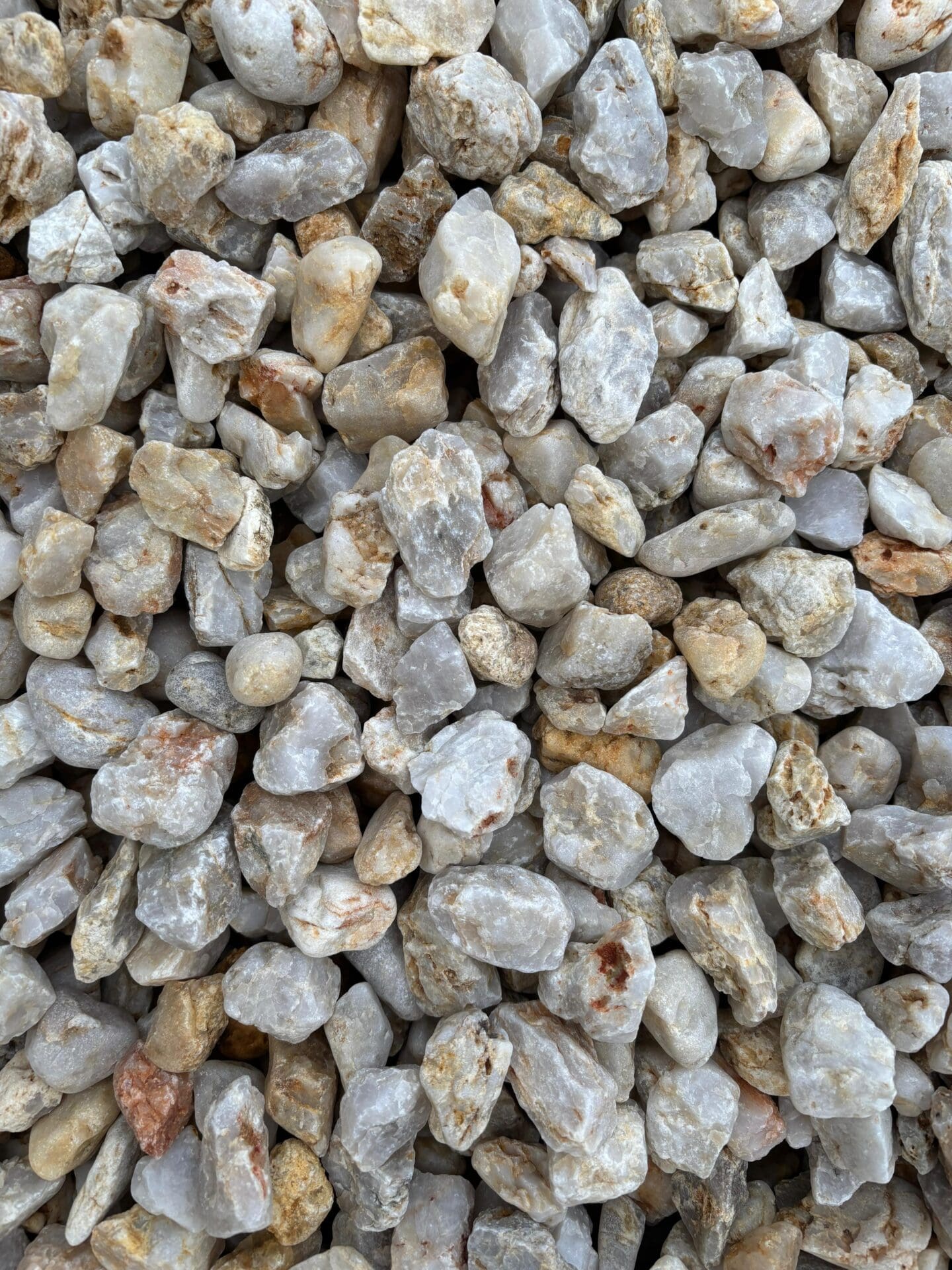 Galets Quartz Beige Galets Quartz Beige - Ozaé Graviers Déco