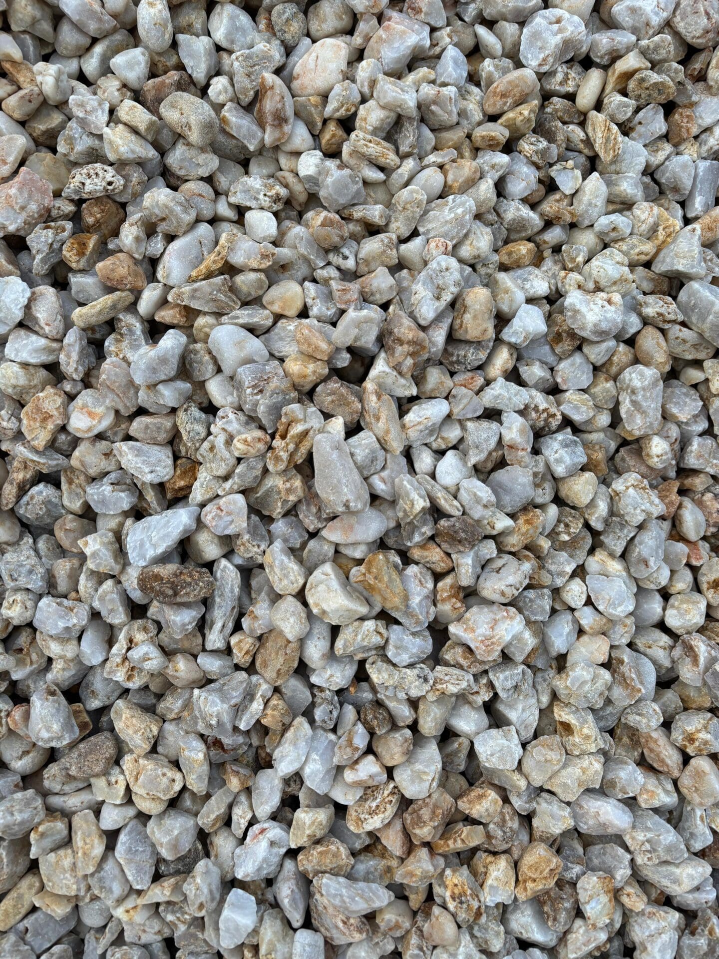 Galets Quartz Beige Galets Quartz Beige - Ozaé Graviers Déco