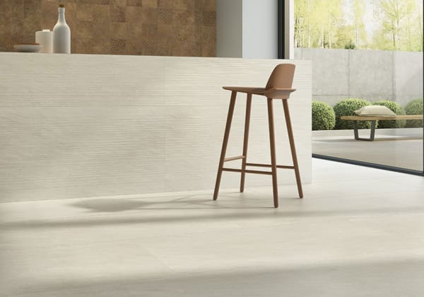 Dalle Céramique KEY MOOD – Cotton – Ozaé Graviers Déco Dalle Céramique KEY MOOD - Cotton blanc cassé effet pierre – Ozaé Graviers Déco